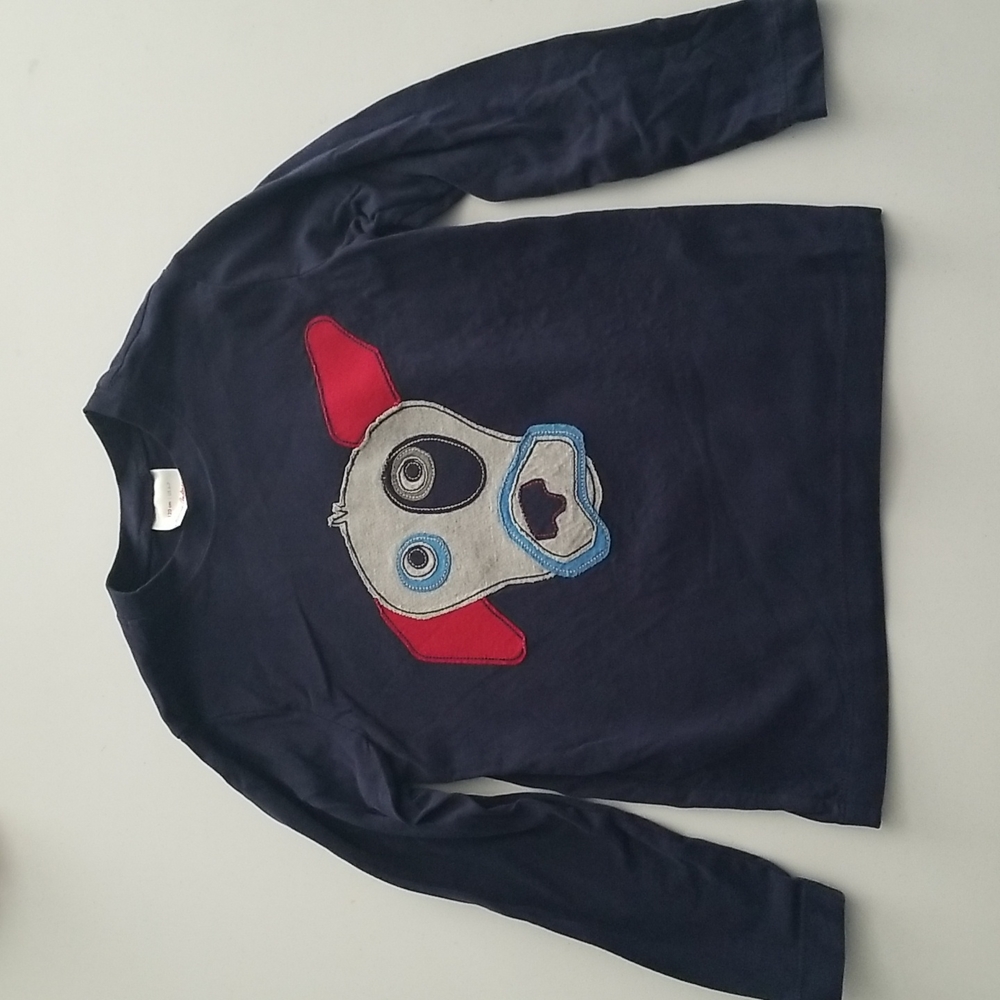 Hanna Andersson embroidered dog shirt